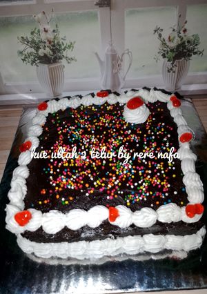 Foto resep Kue ultah cuma 2 butir telur