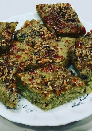A picture of Multigrain Dhokla.
