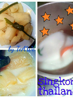 Foto resep Singkong kuah santan