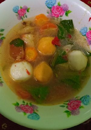 Foto resep Tomyam bola-bola
