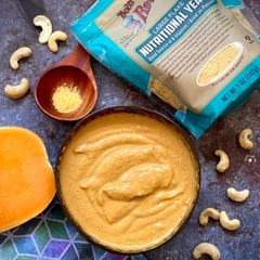 A picture of Vegan Cheese Sauce (using butternut squash).
