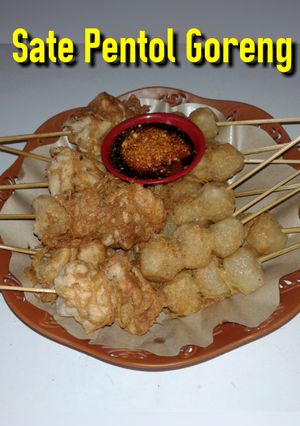 Foto resep Sate Pentol Goreng