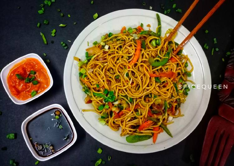 Recipe of Homemade Veg Chowmein