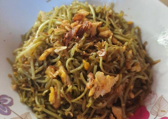 How to Cook Tasty Mie goreng bayam