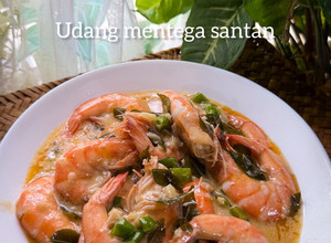 Gambar Udang mentega santan