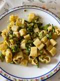 Pasta with Asparagus and Zucchini
