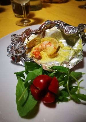 Foto di Caramelle di gamberoni al forno