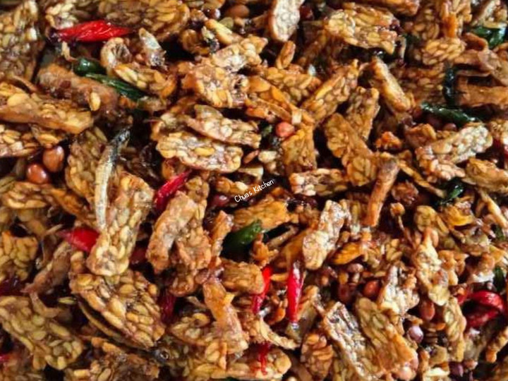 Yuk intip, Resep bikin Orek Tempe Ikan Teri yang nikmat