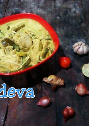 Foto resep 8. Gulai Rebung Tahu Ayam Deva