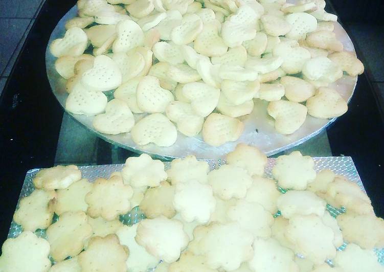 Steps to Prepare Homemade Milky cookies