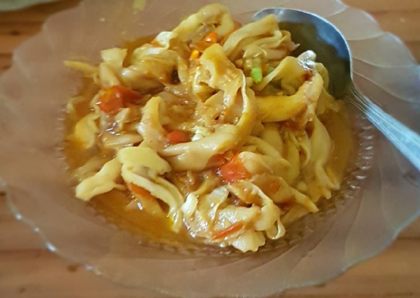 Jamur Tiram saus pedas