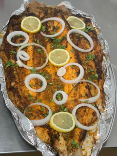 صورة لوصفة سمك سلمون للغداء 😋