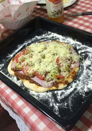 Pizza recept fotója