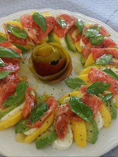 Una foto de Ensalada de mango