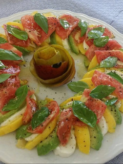 Una foto de Ensalada de mango