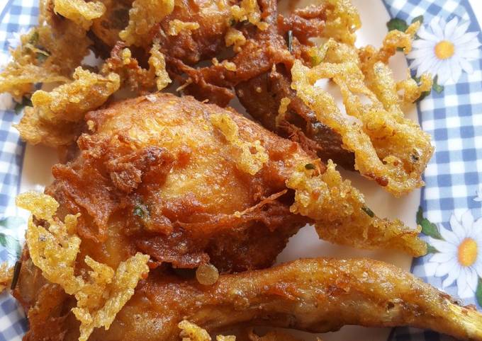 Resep Ayam Kremes Gurih Garing Dan Renyah Tabur Kucai Oleh Linda Silvana Cookpad 