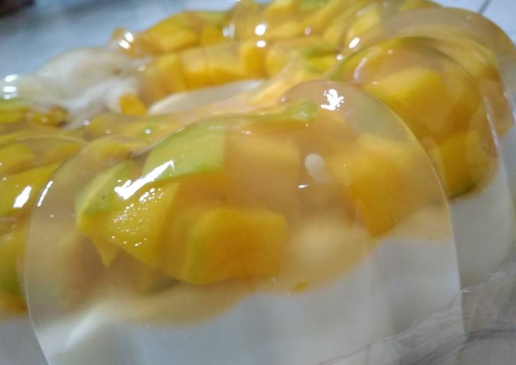 Puding mangga