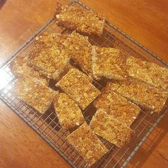 A picture of Honey & Coconut Muesli slice.