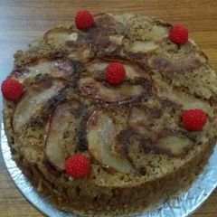 A picture of Apple updown cake.