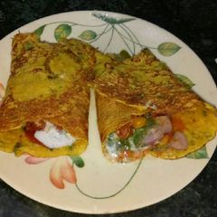 A picture of Oats veg roll.
