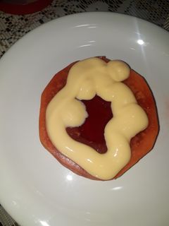 Una foto de Postre de papaya y gelatina