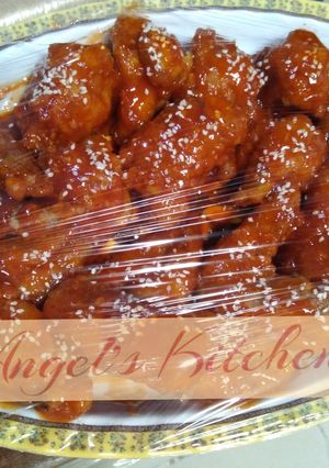 Foto resep Fire Chicken Wings ala Richeese Factory by Angel's Kitchen