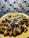 Waffles de quinoa y queso