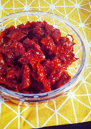 Hình của món Mực rim me.