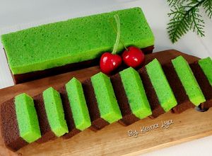 Foto resep Bolu Kukus Lapis Coklat Pandan