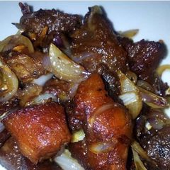 A picture of Fried Meat.