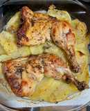 Contramuslos al horno