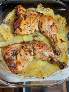 Una foto de Contramuslos al horno