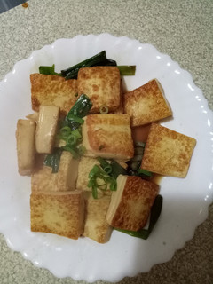 蔥燒雞蛋豆腐 的食譜成品照片