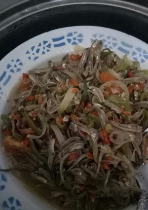 Foto resep Teri kukus praktisss pedasss