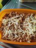 Macarrones con salsa boloñesa