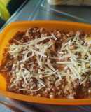 Macarrones con salsa boloñesa
