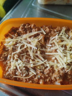 Una foto de Macarrones con salsa boloñesa
