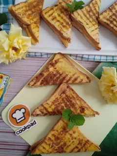Foto resep Cheese French Toast. Bekal sekolah anak