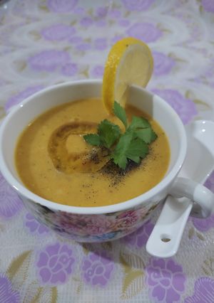 صورة لوصفة شوربة عدس 🍲