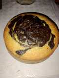Budín de zanahoria marmolado