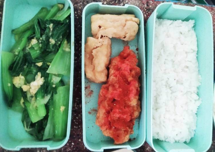 Resep Maneul Chicken (마늘치킨) In lunch Box Anti Gagal