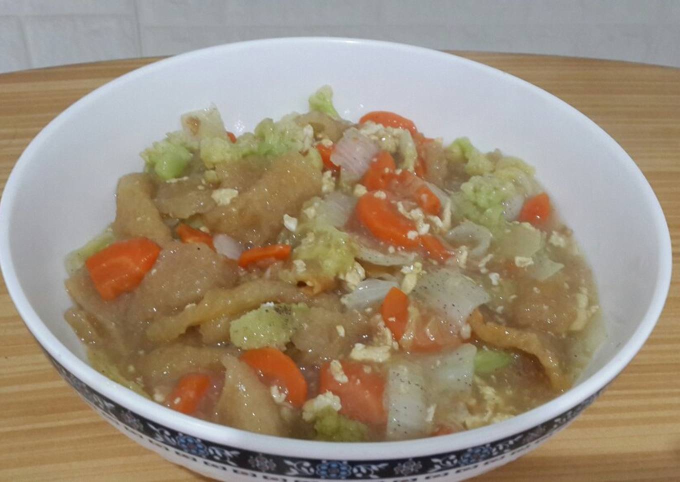 Sa Cay Goreng Kerupuk Kulit a.k.a Tumis 3 Sayur Spesial