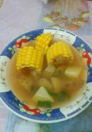 Foto resep Sayur asem kentang jagung