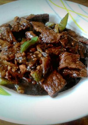 Foto resep Daging sapi lada hitam