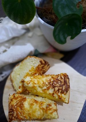 Foto resep Triple Cheese Sifon Cake Endes