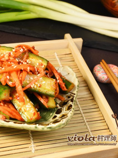 韓式涼拌小黃瓜 的食譜成品照片