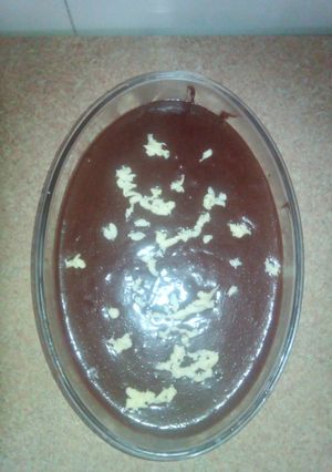 Una foto de Mousse de chocolate