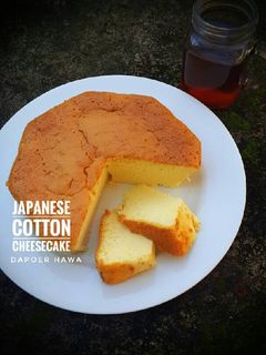 Foto resep Japanese cotton cheese cake