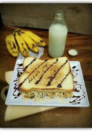 Foto resep Roti bakar pisang