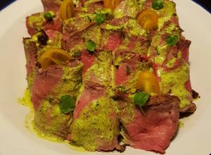 Una foto de Roast Beef en salsa de Berros: Low Carb Food